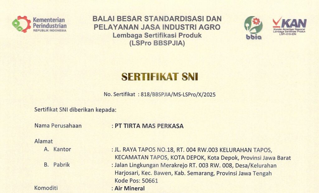 TMP, Bawen - SNI